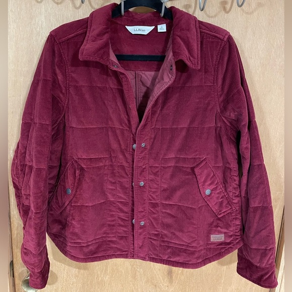LL BEAN -Women's Quilted Corduroy Jacket - Picture 1 of 5